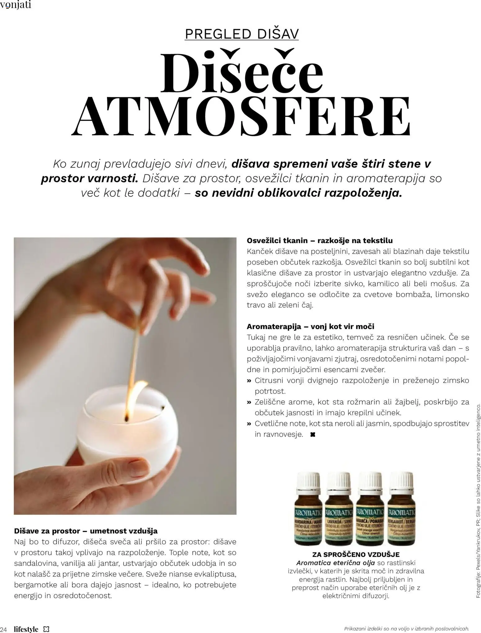 Novi Müller katalog ponudbe – veljaven od 01.01.2026 | Stran: 24 | Izdelki: Sveča, Disava, Dišave za prostor