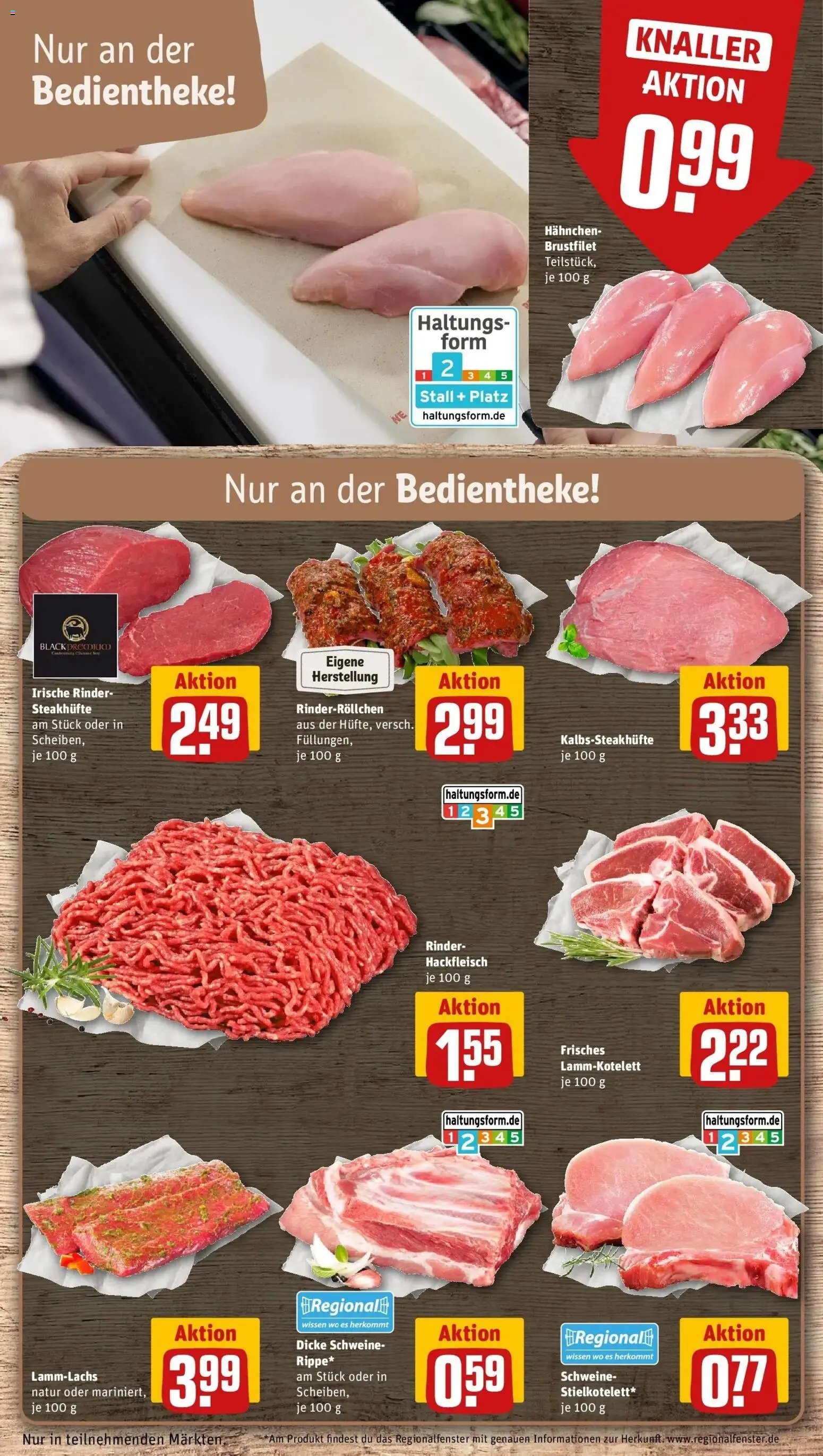 Rewe Prospekt Elze	 – gültig ab 02.03.2026 | Seite: 10 | Produkte: Hahnchen, Steak, Hackfleisch