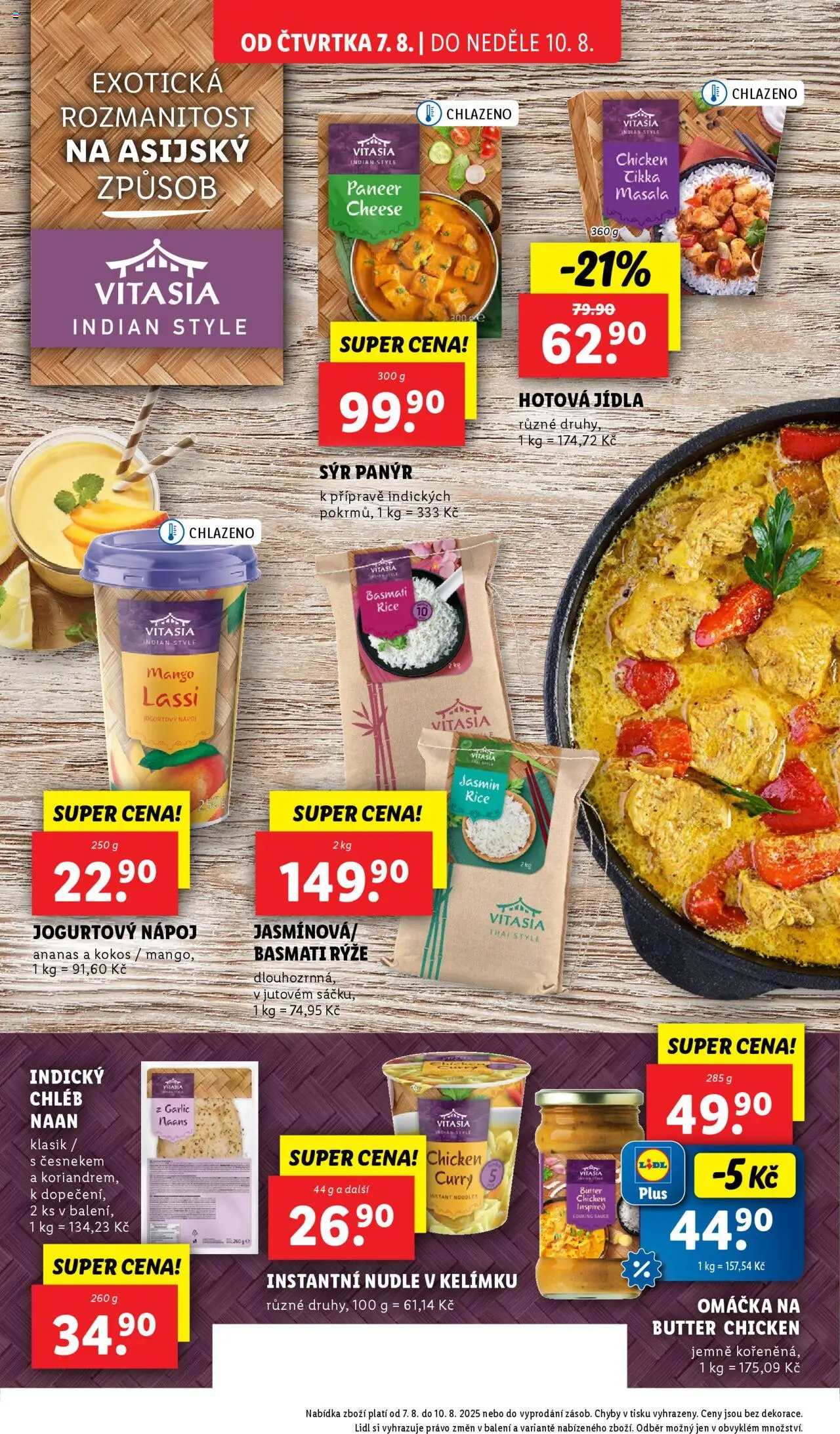 Lidl leták od 07.08.2025 | Strana: 16 | Produkty: Mango, Sýr, Butter chicken, Jogurtový nápoj