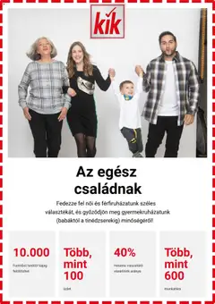 Kik - Akciós újság - amely érvényes a következő dátumtól: 24.08.2025