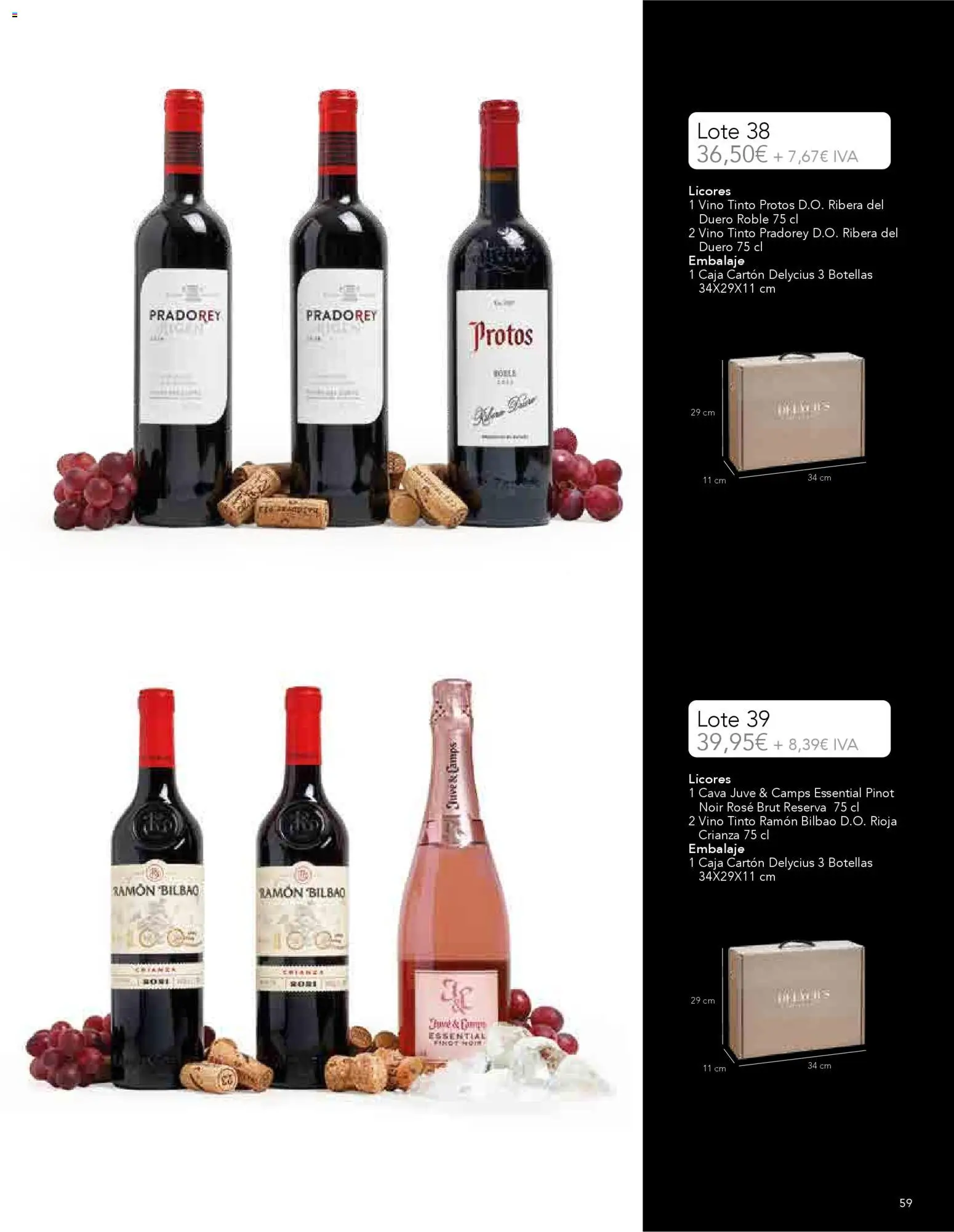 Lupa Supermercados Regalar en Navidad │ válido desde el 03.11.2025 | Página: 61 | Productos: Vino, Caja