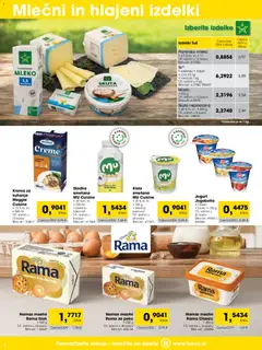 Tuš katalog akcije – veljaven od 01.03.2026 | Stran: 4 | Izdelki: Edamec, Namaz, Jogurt, Blok