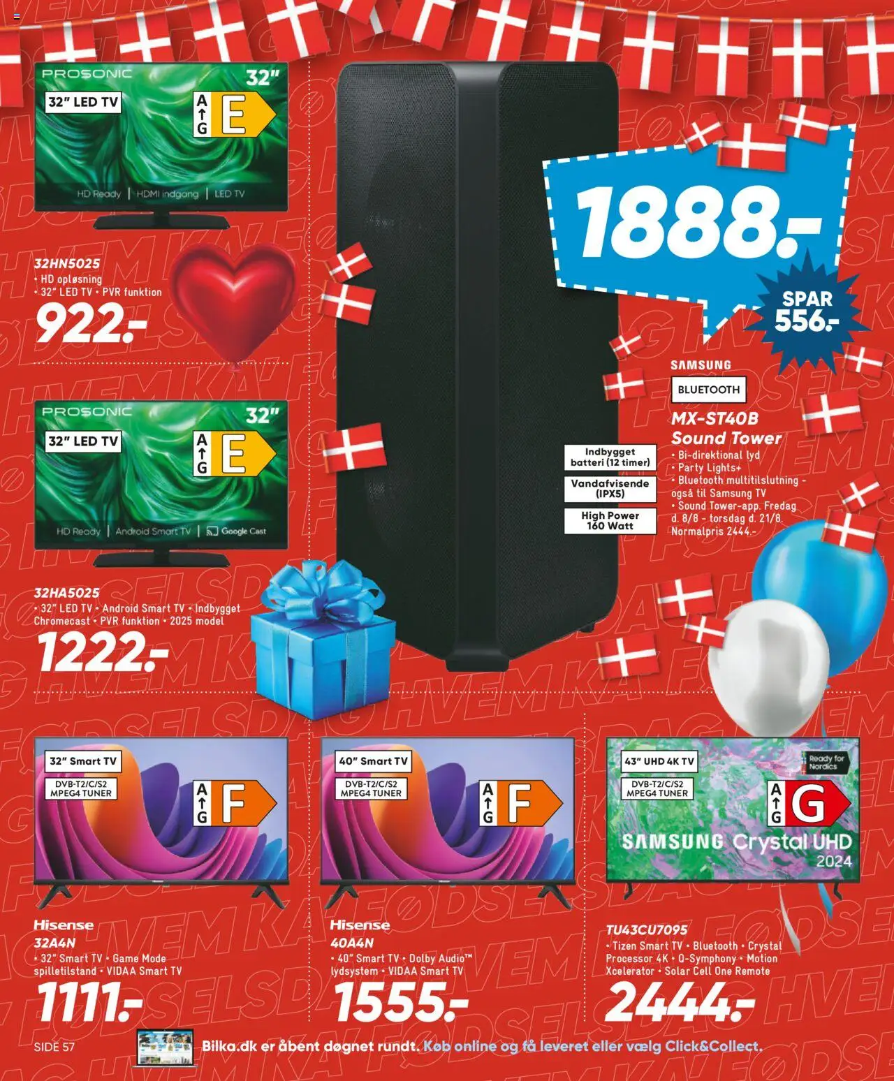 Bilka Tilbudsavis gyldig fra 08.08.2025 | Side: 20 | Produkter: Processor, Smart TV, TV, Batteri