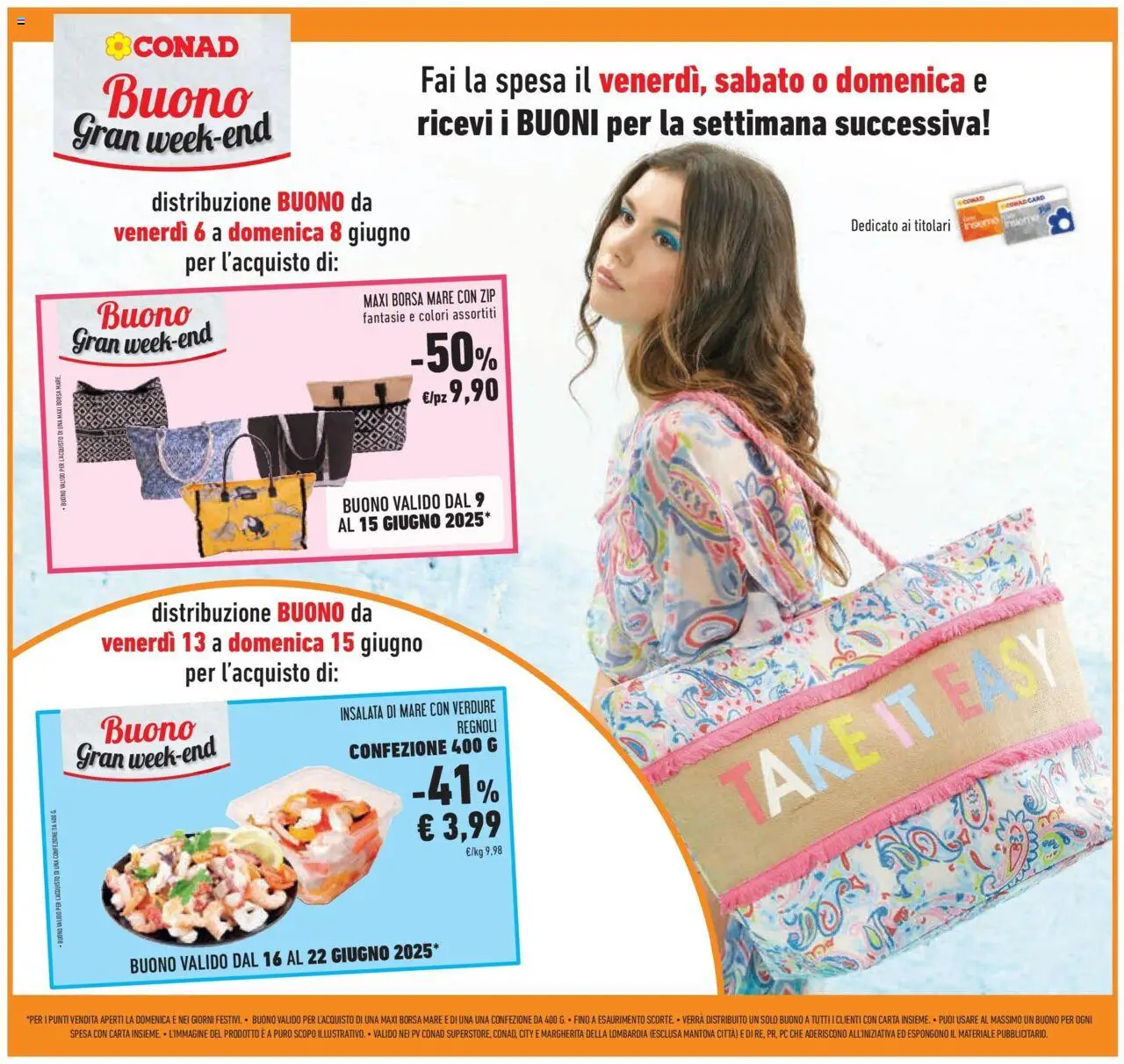 Volantino Conad del 04.06.2025 | Pagina: 7 | Prodotti: Insalata, Verdure, PC, Borsa