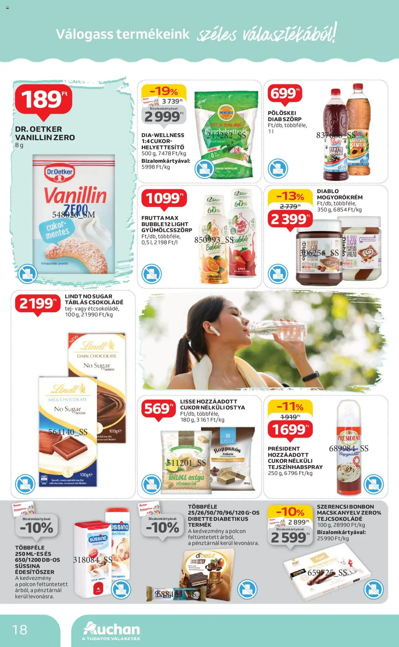 Auchan akciós ujság - amely érvényes a következő dátumtól: 22.05.2025 | Oldal: 18 | Termékek: Ice tea, Csokoládé, Tea, Eper