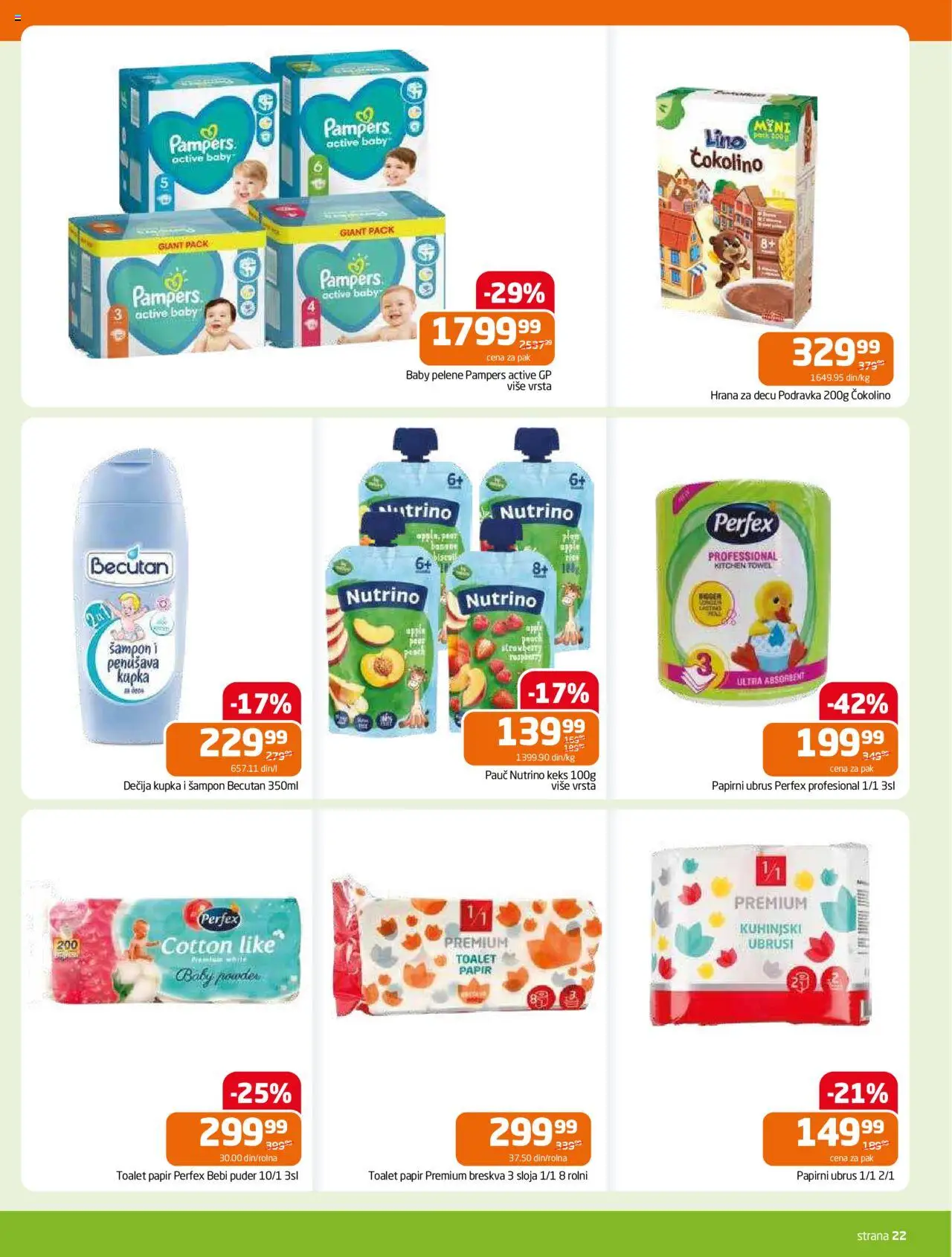 Gomex katalog - važi od 02.07.2025 | Strana: 22 | Proizvode: Keks, Ubrus, Šampon, Breskva
