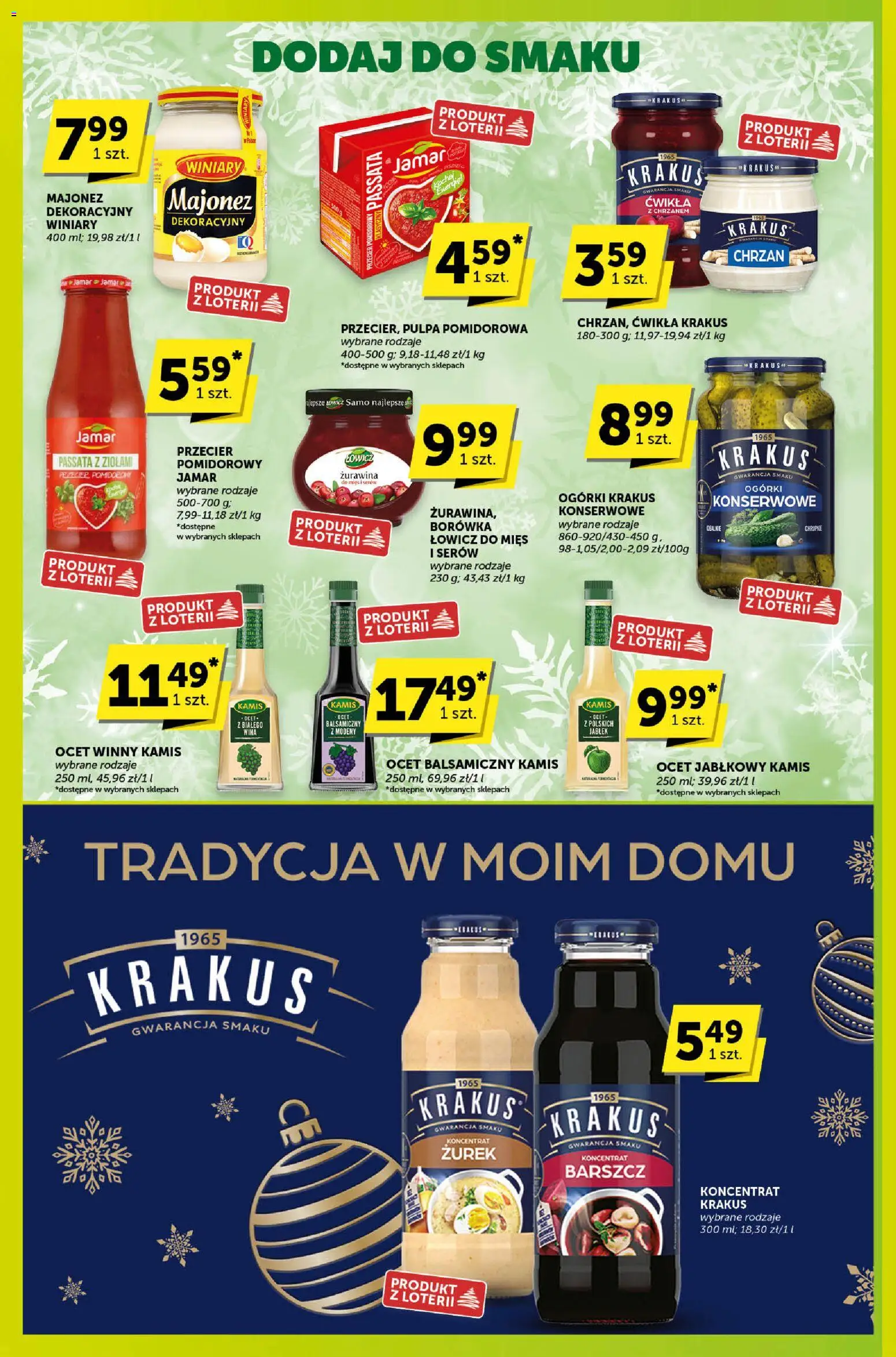 Groszek Gazetka - Sprawdź, co więcej od 11.12.2025 | Strona: 4 | Produkty: Ocet, Ocet jabłkowy, Zurek, Majonez