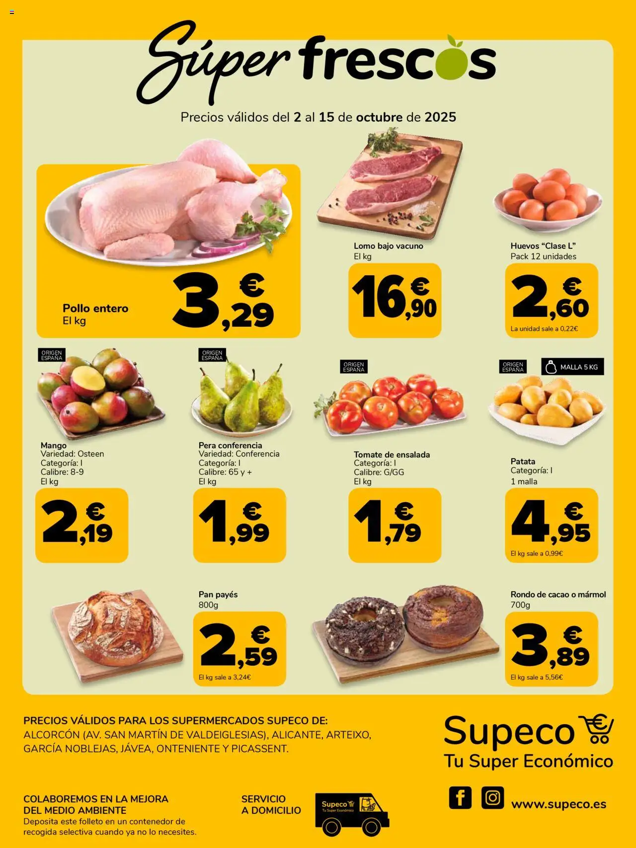 Supeco - Supeco, tu super económico │ válido desde el 02.10.2025 | Página: 8 | Productos: Huevos, Ensalada, Ρούτερ, Φρυγανιές σικάλεως