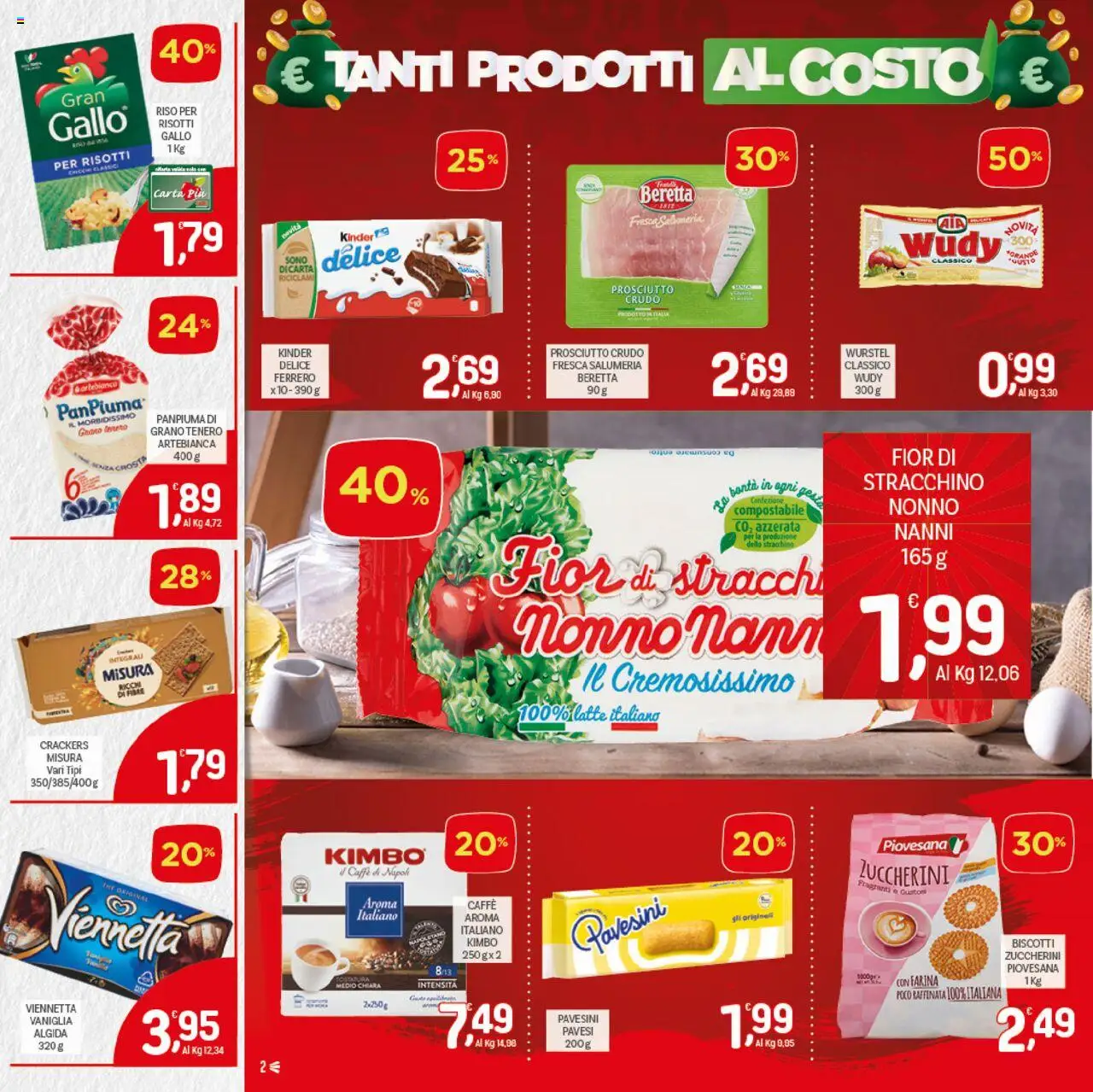 Volantino CRAI del 16.10.2025 | Pagina: 2 | Prodotti: Riso, Latte, Crackers, The