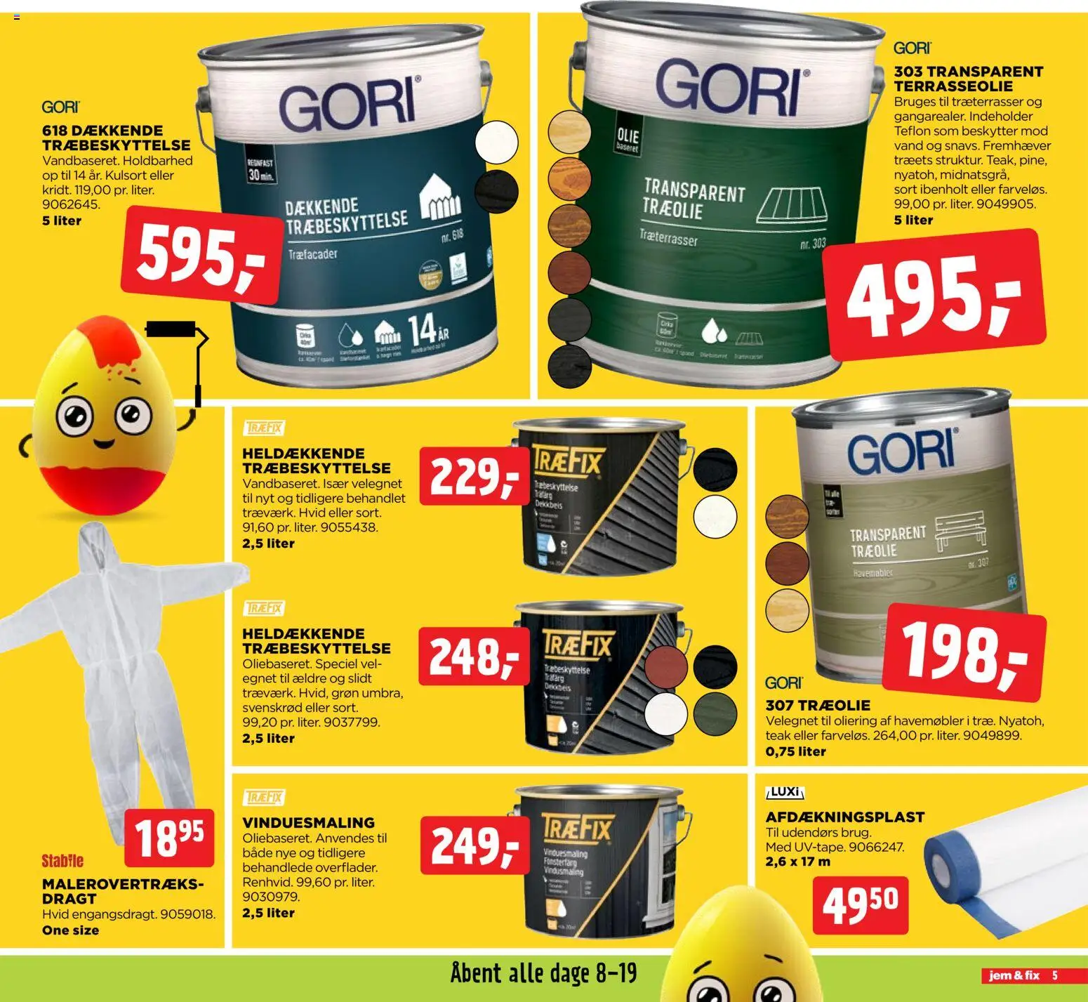 Jem & fix tilbudsavis – gyldig fra 05.04.2026 | Side: 5 | Produkter: Olie, Havemøbler, Søm