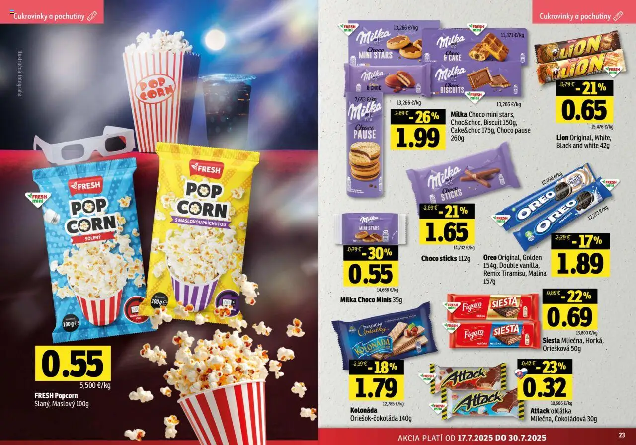 Fresh stredné a západné Slovensko │ platný od 17.07.2025 | Strana: 12 | Produkty: Milka