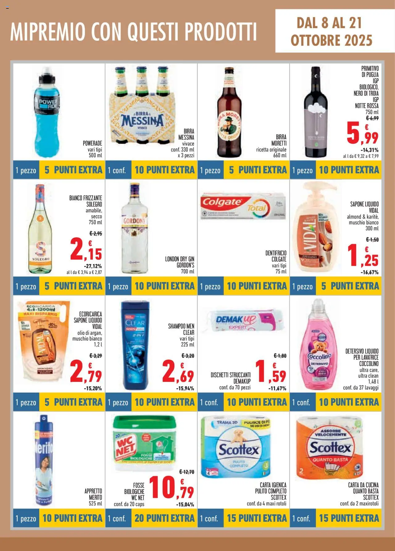Volantino Conad del 09.10.2025 | Pagina: 7 | Prodotti: Sapone, Dentifricio, Dischetti struccanti, Birra Moretti