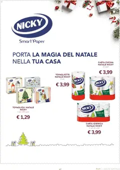 Anteprima del volantino Pan Natale catalogo valido a partire dal 13.11.2025 | Pagina: 47 | Prodotti: Carta igienica, Tovagliette