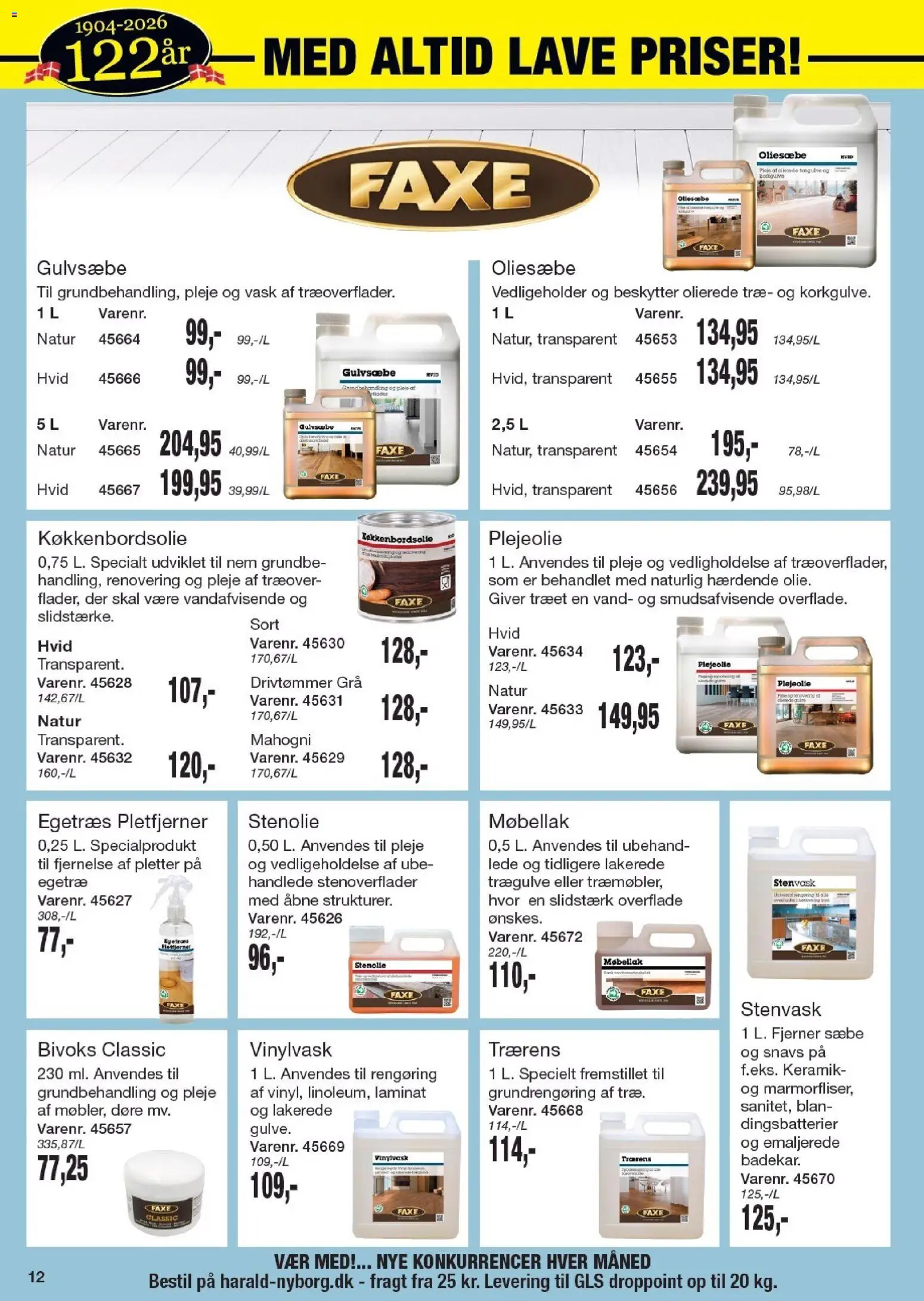 Harald Nyborg tilbudsavis – gyldig fra 05.03.2026 | Side: 12 | Produkter: Sæbe, Pletfjerner, Søm