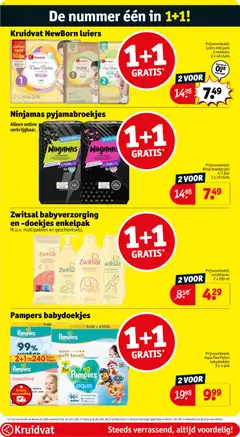 Pampers babydoekjes, Aqua Paw Patrol babydoekjes 2 x 3-pak - Voorbeeld van een folder van Kruidvat, geldig van 20.04.2026 | Pagina: 5 | Producten: Kan, Ginkgo biloba, Pampers, Babydoekjes