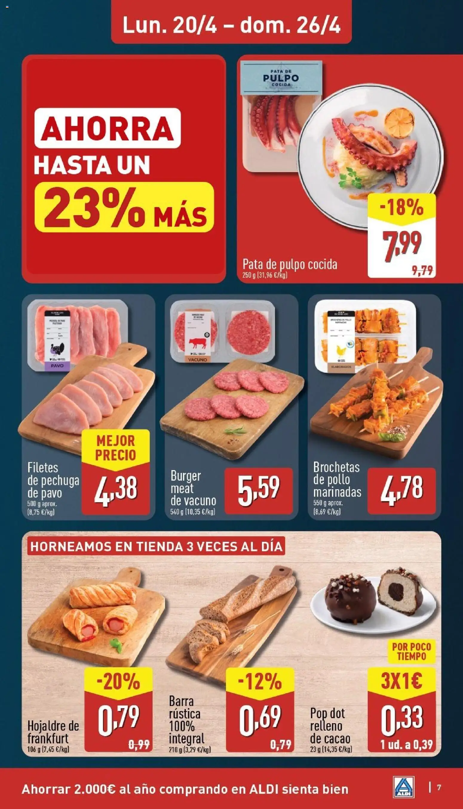 Aldi folleto Canarias │ válido desde el 20.04.2026 | Página: 7 | Productos: Φρυγανιές σικάλεως