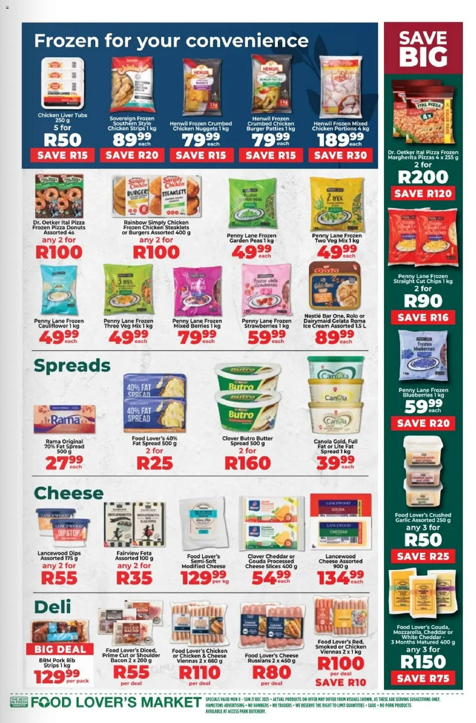New Food Lover's Market catalogue – valid from 08.12.2025 | Page: 11 | Products: Cream, Ice cream, Garlic, Peach