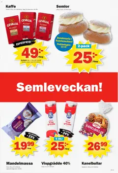 Pekås - erbjudanden - Förhandsvisning av reklamblad från butik Pekås aktuell från 16.02.2026 | Sida: 5 | Produkter: Visp, Bageri, Grädde, Vispgrädde