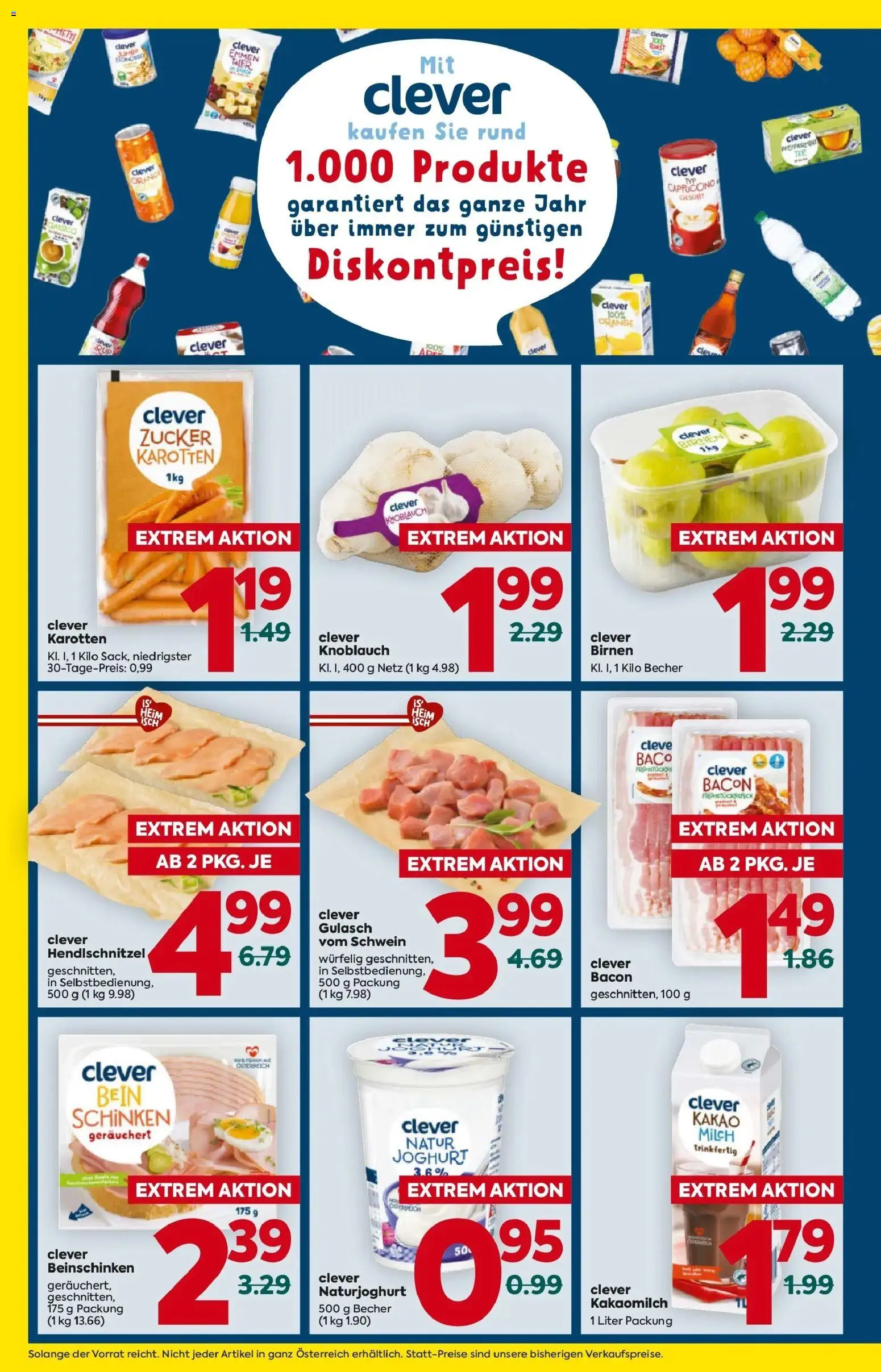 Billa Flugblatt - Amstetten, Neufurth gültig ab 30.10.2025 | Seite: 4 | Produkte: Zucker, Knoblauch, Milch, Schinken