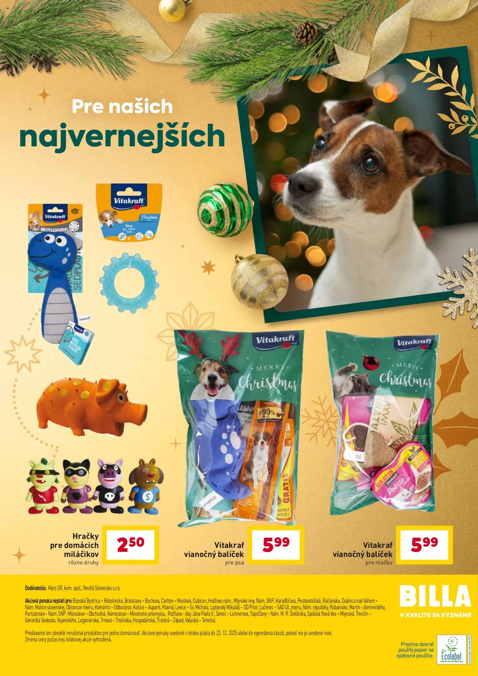 Nové Billa akcie – leták je platný od 12.12.2025 | Strana: 31 | Produkty: Hračky