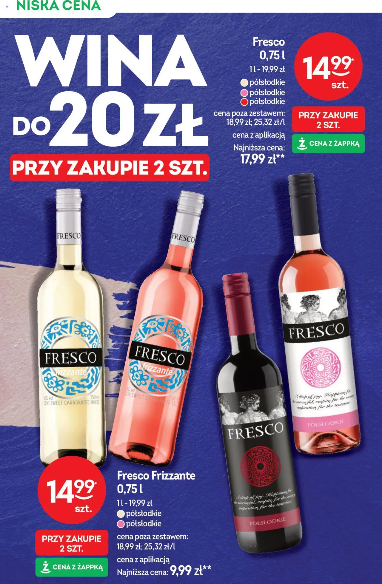 Żabka Gazetka - Katalog win od 15.10.2025 | Strona: 8 | Produkty: Fresco