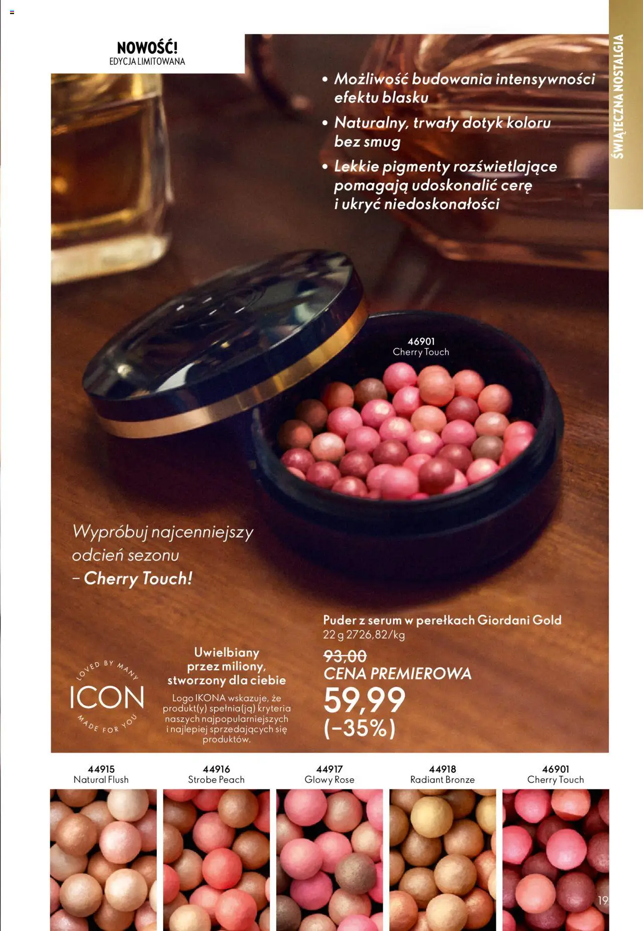 Oriflame Black Friday od 12.11.2025 | Strona: 19 | Produkty: Puder