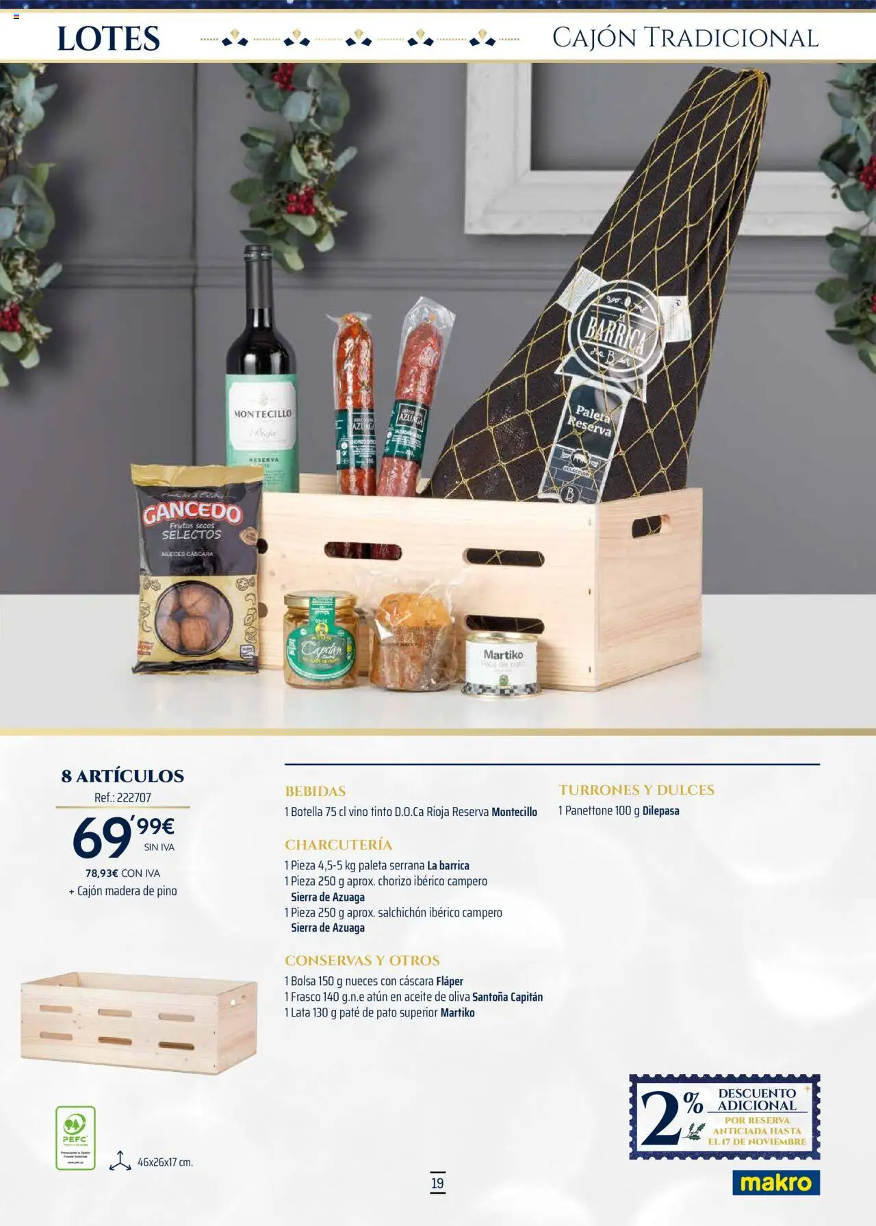 Makro - Lotes y cestas Levante │ válido desde el 04.10.2025 | Página: 19 | Productos: Aceite, Paté, Aceite de oliva, Bolsa