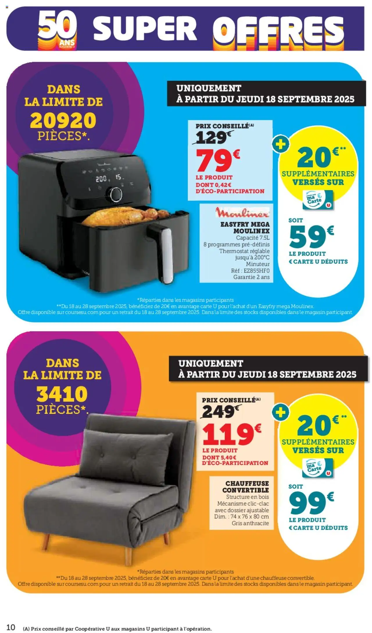  | Page: 10 | Produits: Chauffeuse