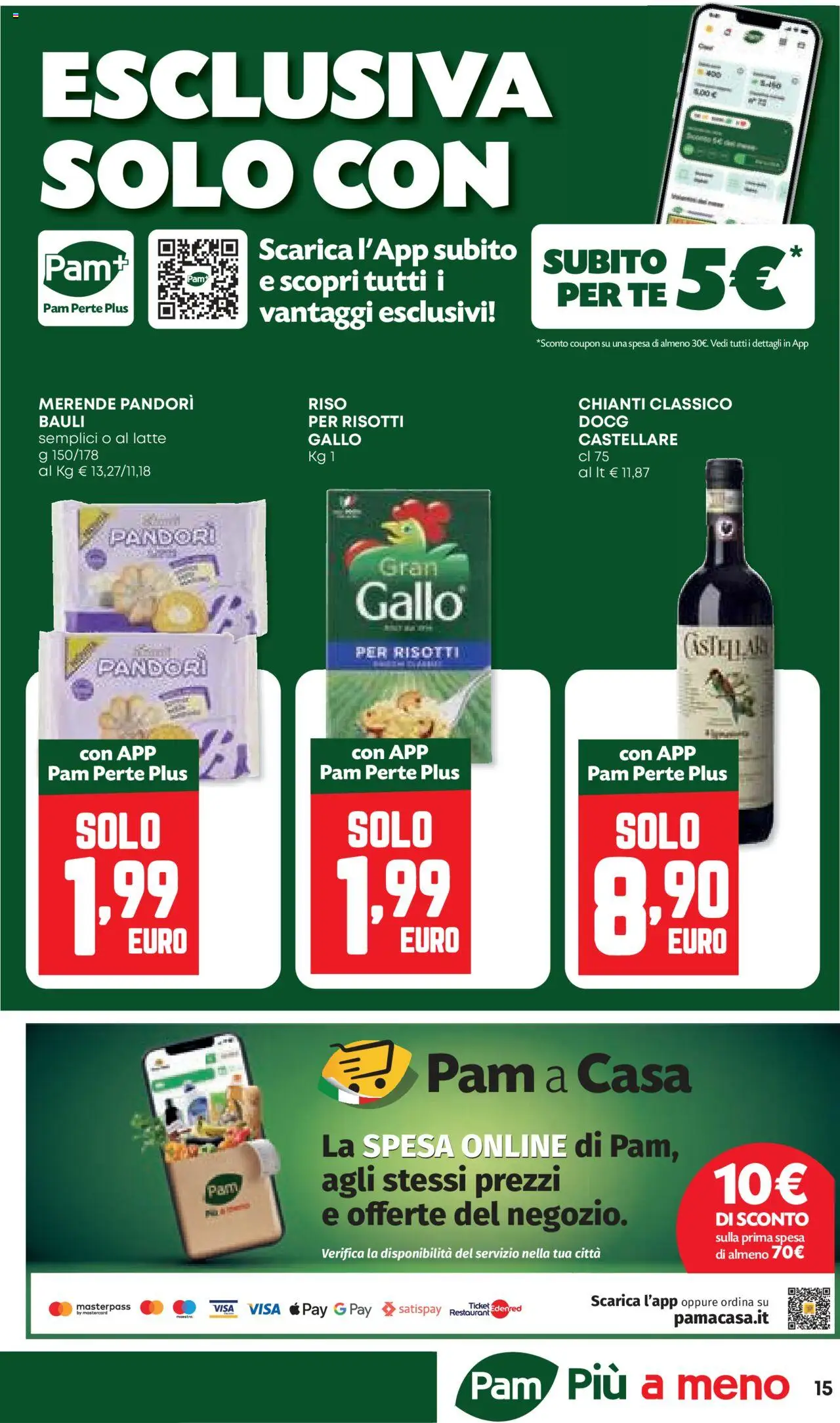 Volantino Panorama del 11.09.2025 | Pagina: 15 | Prodotti: Riso, Tè, Latte