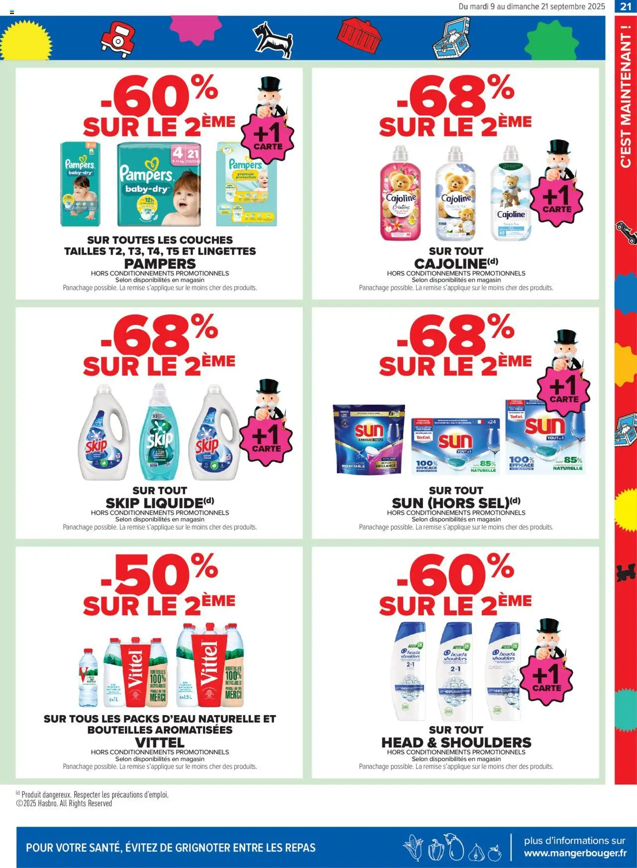  | Page: 21 | Produits: Couches, Pampers, Vittel, Couches pampers