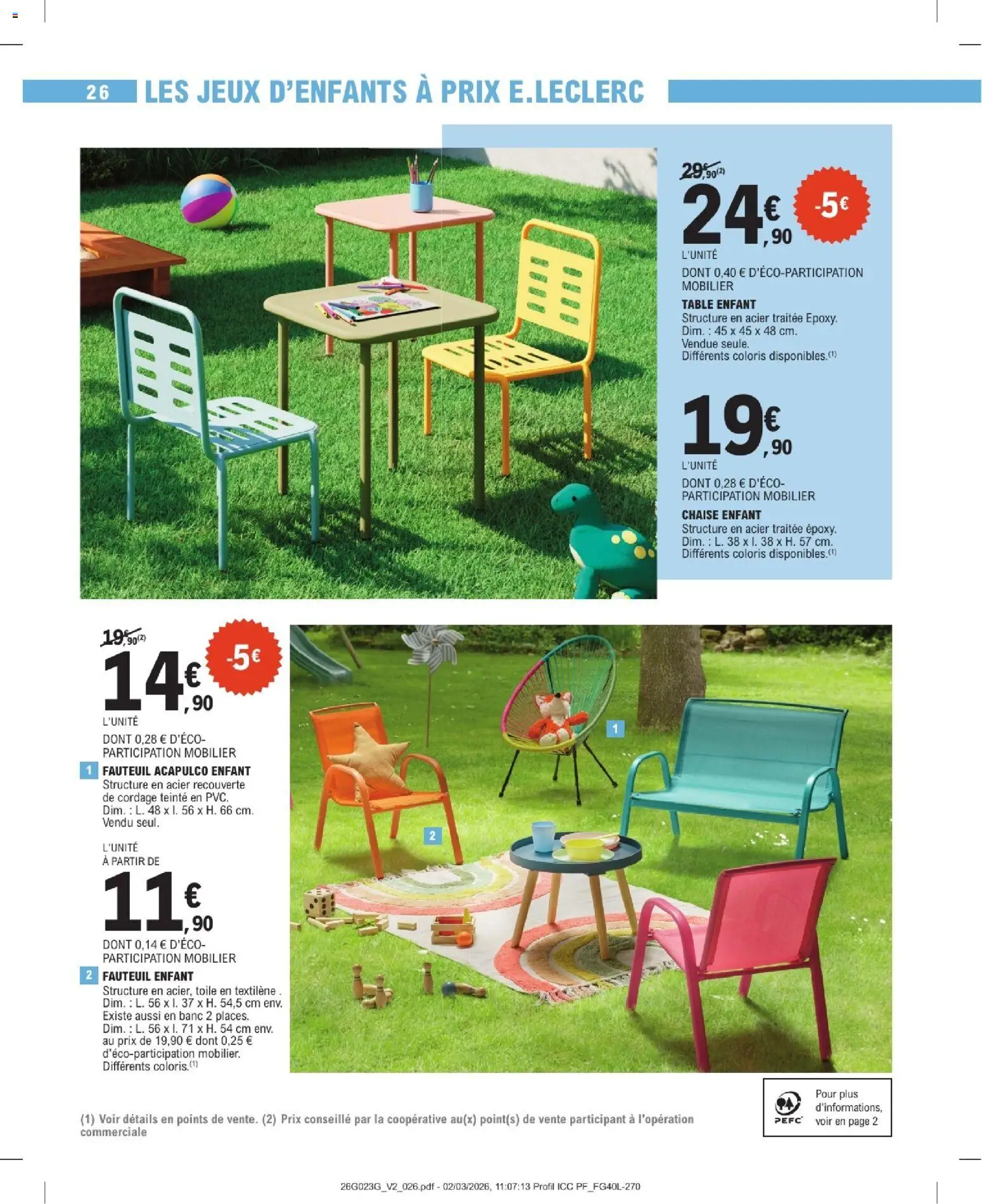 {H1} | Page: 26 | Produits: Fauteuil acapulco, Fauteuil, Table, Jeux