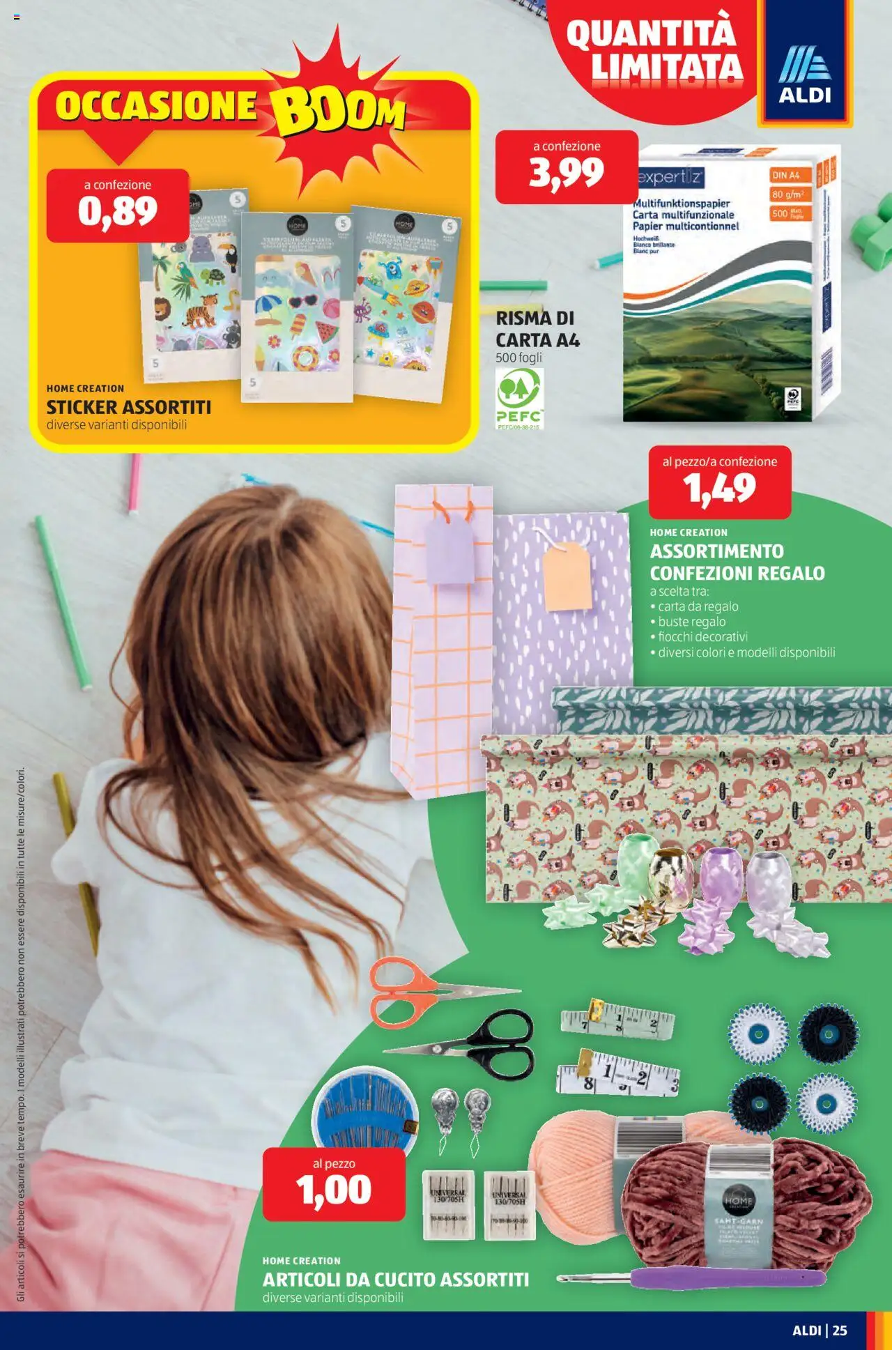 Volantino Aldi del 22.09.2025 | Pagina: 25 | Prodotti: Fiocchi