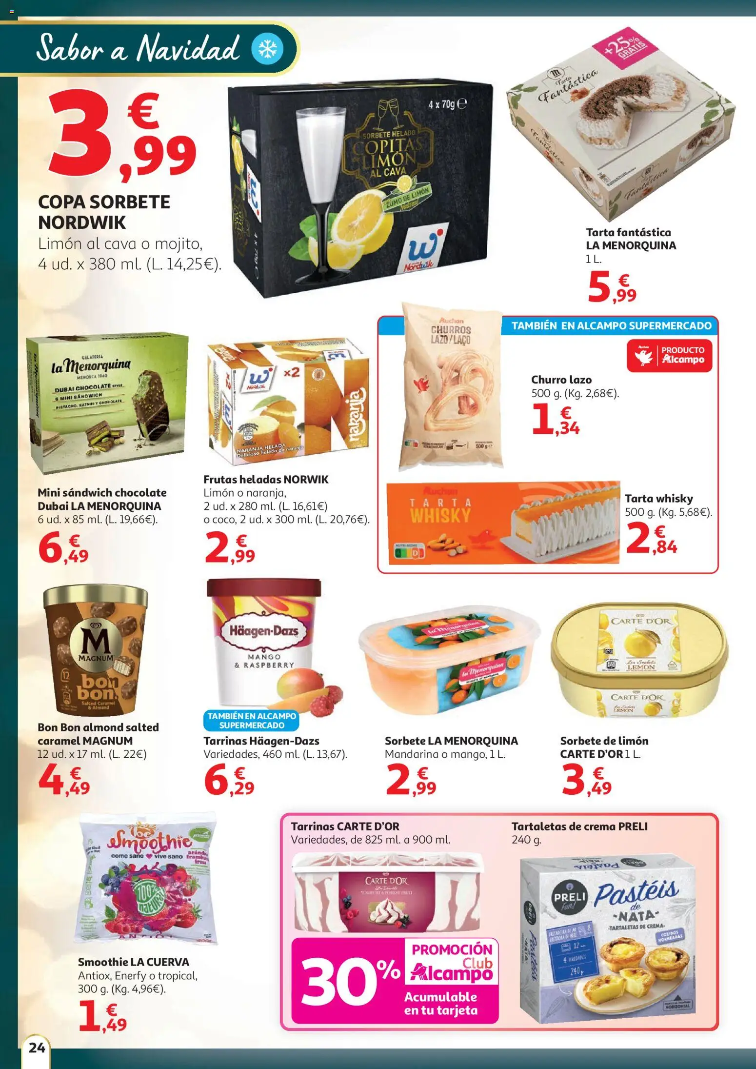 Alcampo - HG Unico │ válido desde el 11.12.2025 | Página: 24 | Productos: Chocolate, Crema, Whisky, Ρούτερ