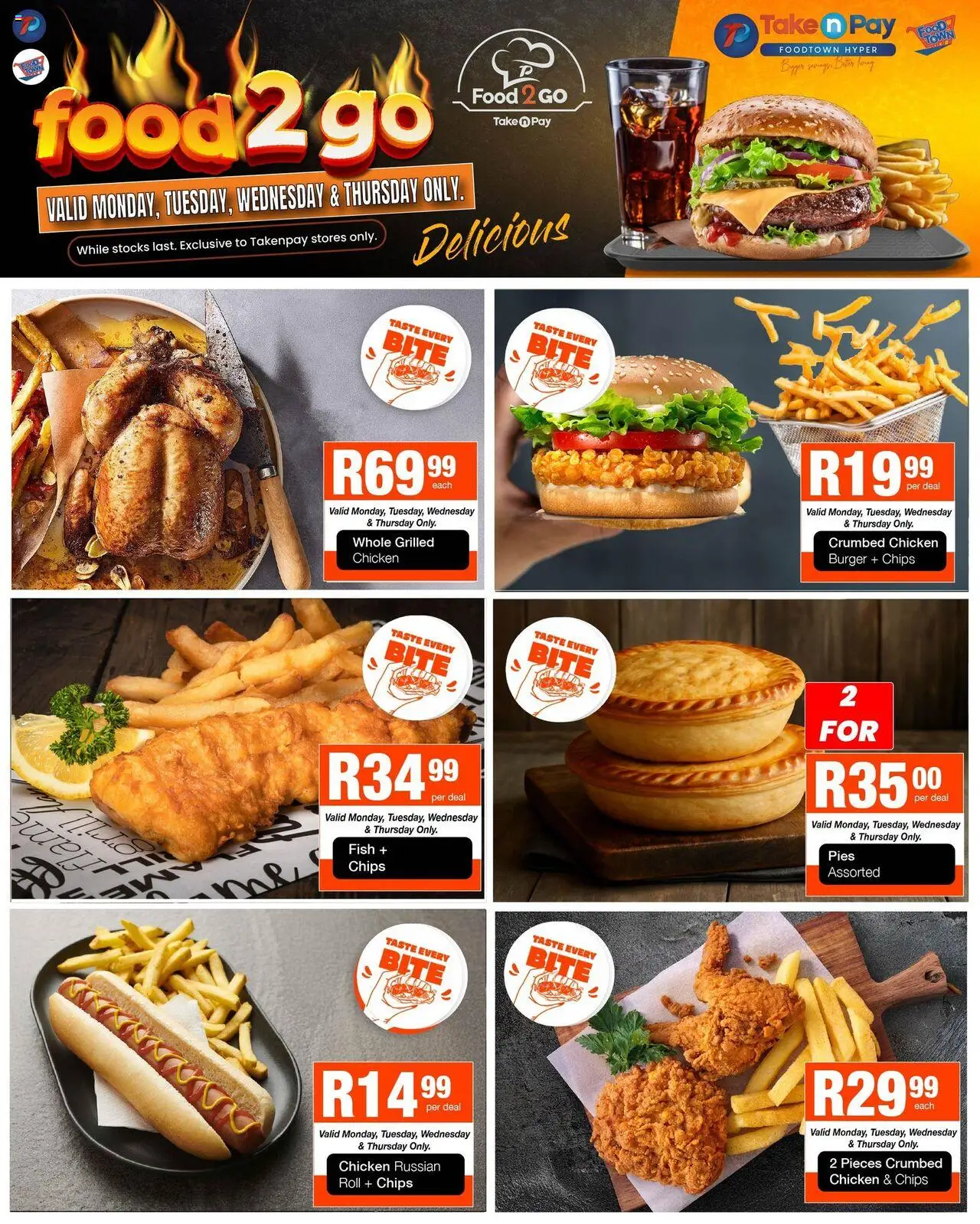 Take n Pay Specials │ valid from 11.08.2025 | Page: 11 | Products: Chicken, Fish, Chips