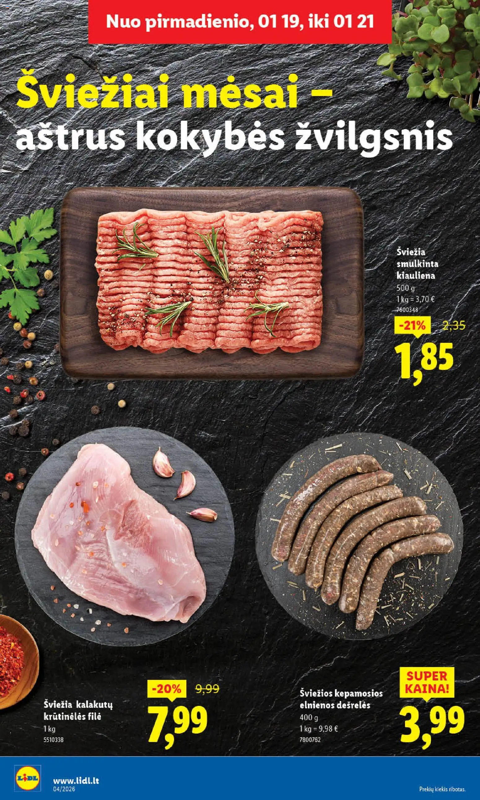 LIDL akcijos nuo 19.01.2026 | Puslapis: 8