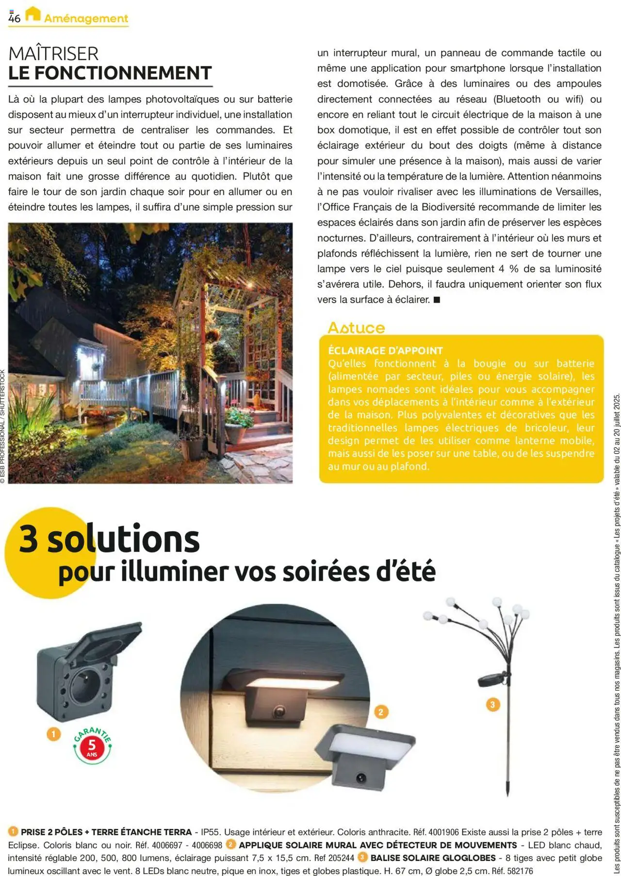  | Page: 46 | Produits: Smartphone, Prise, Lampe, Piles