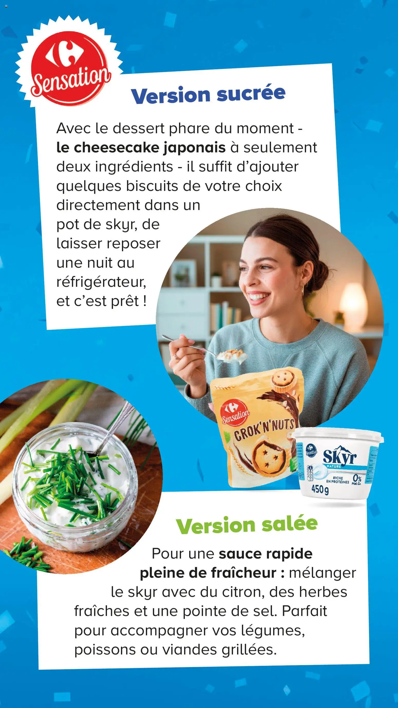{H1} | Page: 14 | Produits: Skyr, Biscuits