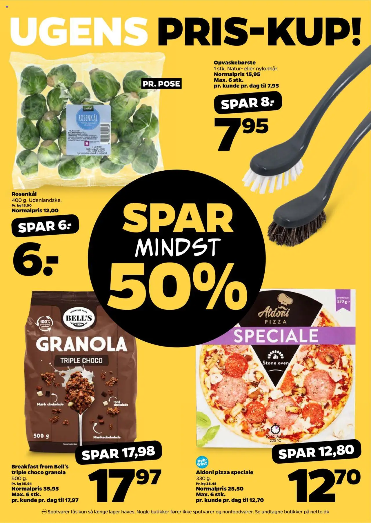 Netto tilbudsavis – gyldig fra 11.10.2025 | Side: 14 | Produkter: Chokolade, Pizza, Rosenkål