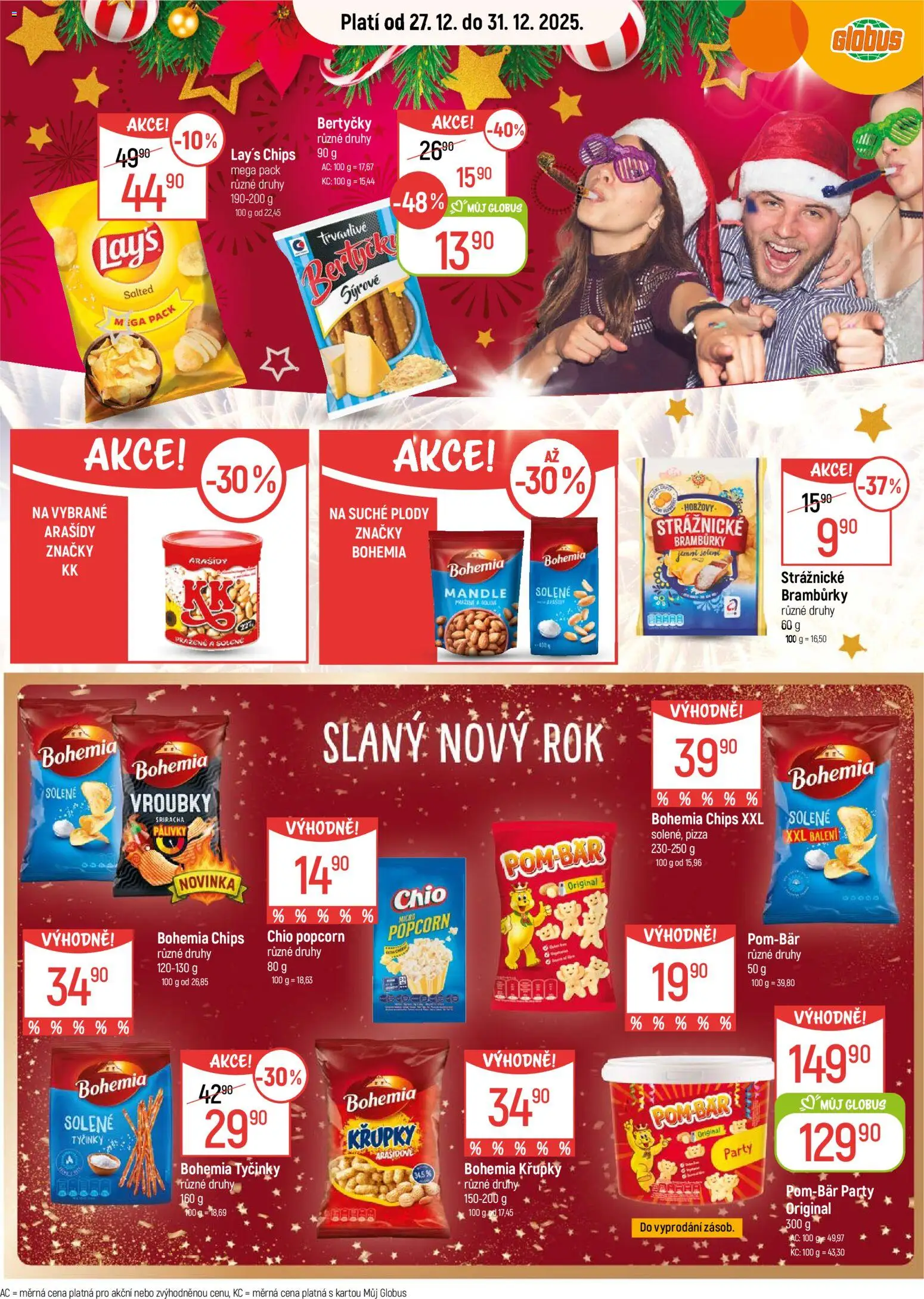 Globus leták - Chomutov od 27.12.2025 | Strana: 14 | Produkty: Globus, Bramburky, Arašídy, Křupky