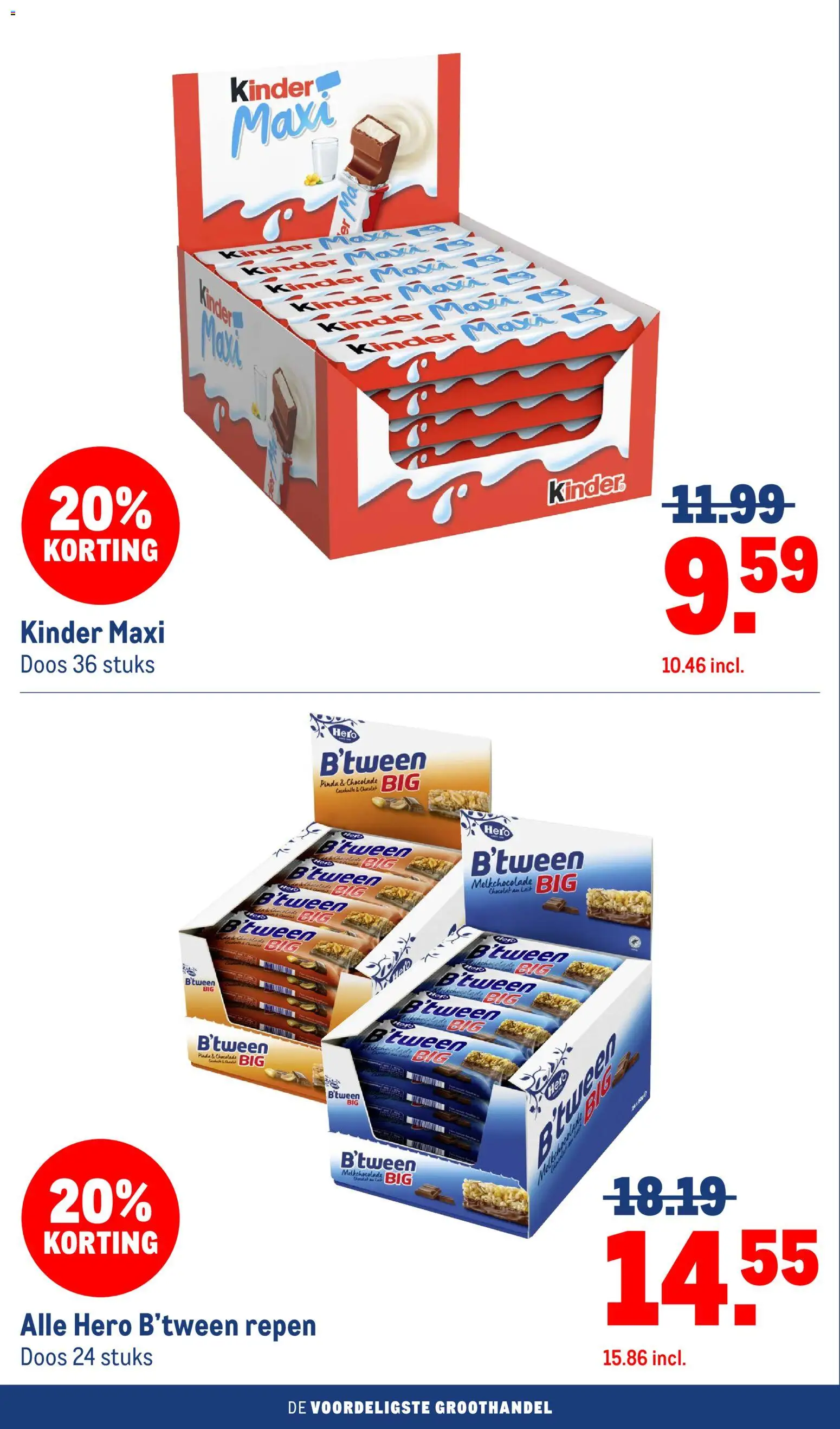 {H1} | Pagina: 70 | Producten: Chocolade, Kinder, Repen