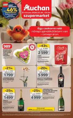 Auchan - Akciós újság Szupermarket - amely érvényes a következő dátumtól: 26.02.2026