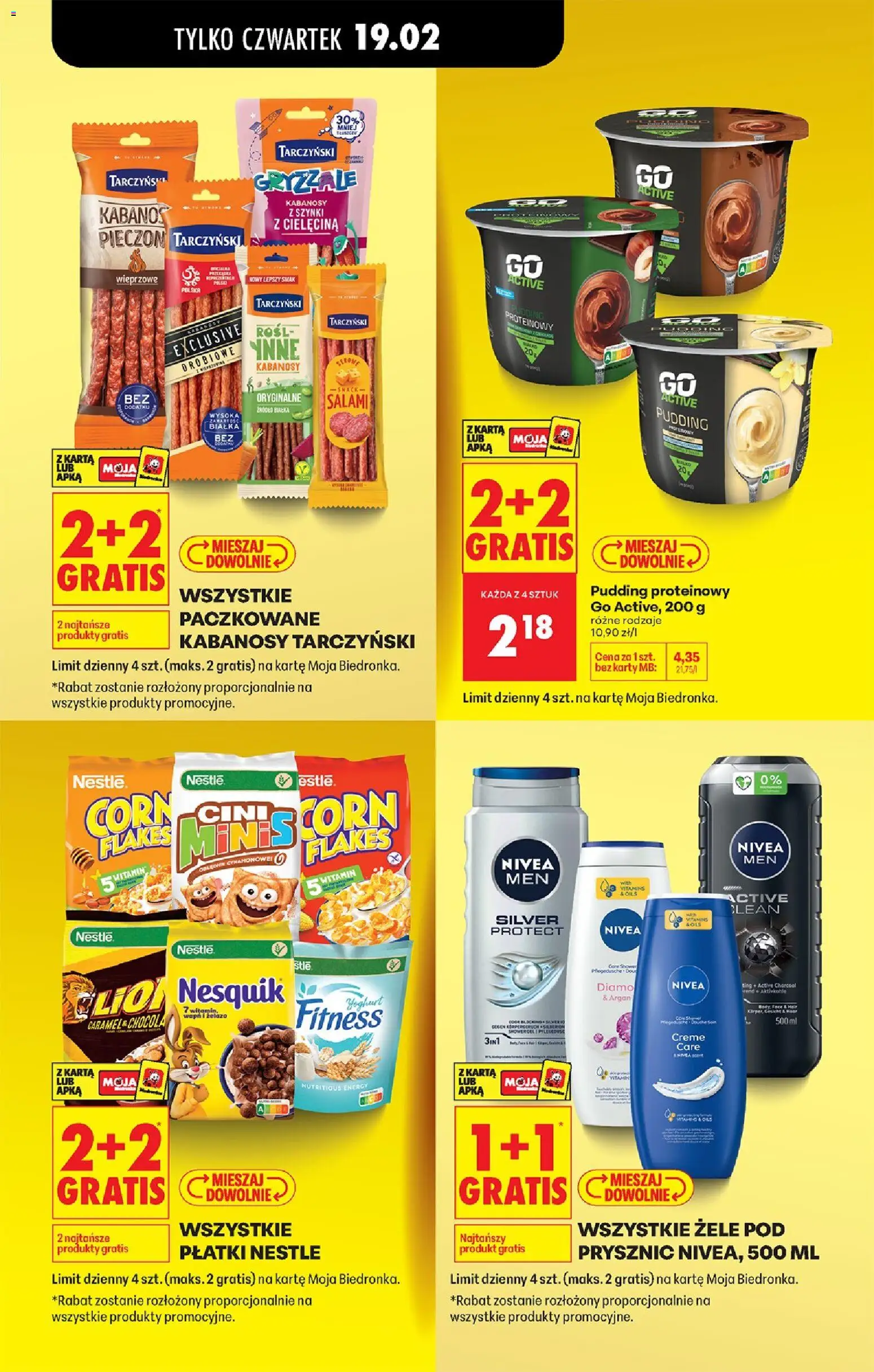 Biedronka Polsko leták - W tym tygodniu od 19.02.2026 | Strana: 17 | Produkty: Nivea, Salám, Kabanos, Karty