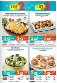 Maximo - Prévisualisation de Maximo catalogue valide à partir de 02.03.2026 | Page: 21 | Produits: Pêche, Réfrigérateur, Poêle, Crème