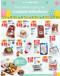 Eurospin katalog akcije – veljaven od 02.04.2026 | Stran: 2 | Izdelki: Panceta, Sir, Skuta