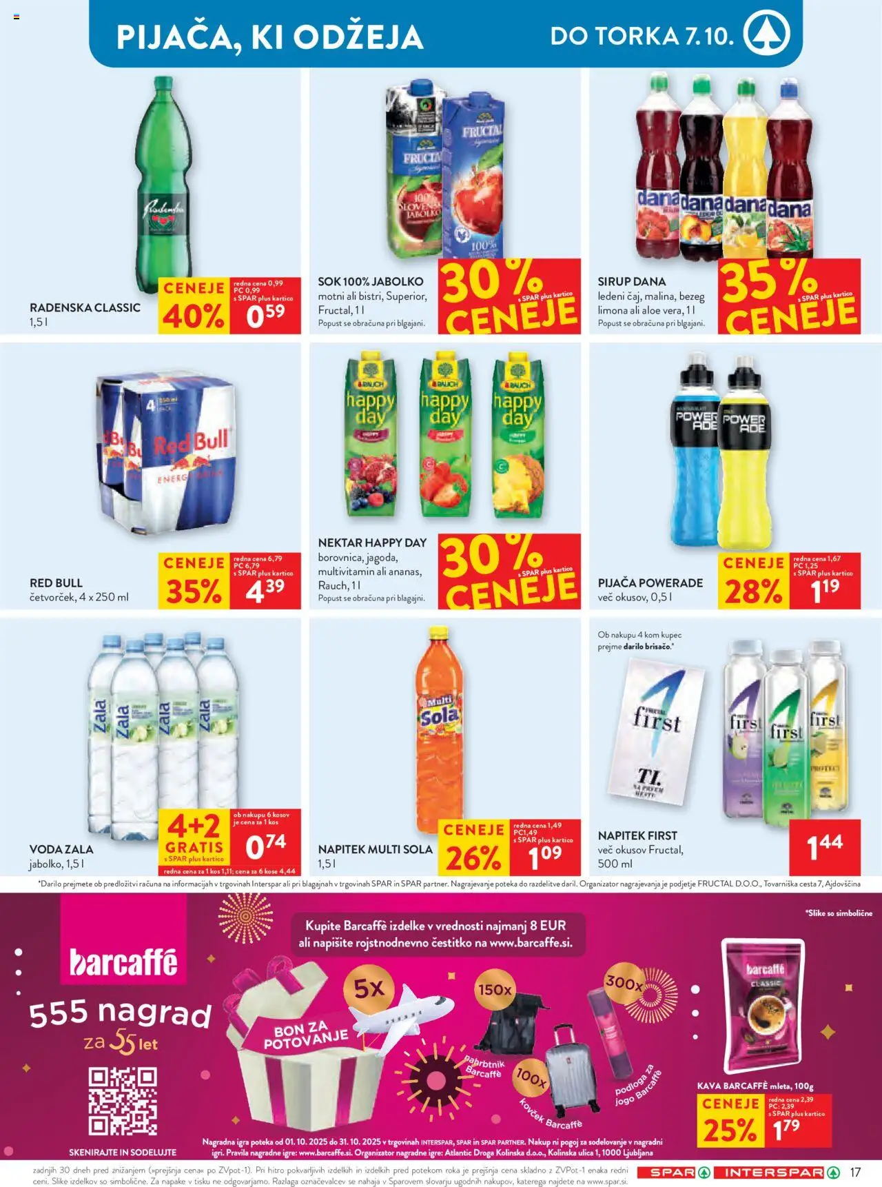 Novi Spar katalog ponudbe – veljaven od 01.10.2025 | Stran: 22 | Izdelki: Kos, Kava, Sok, Limona