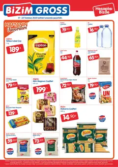 Bizim Toptan - Bizim Gross Fırsat Bülteni - 17.07.2025 tarihinden itibaren geçerlidir | Sayfa: 2 | Ürünler: Pirinç, Çay, Makarna, Soğan