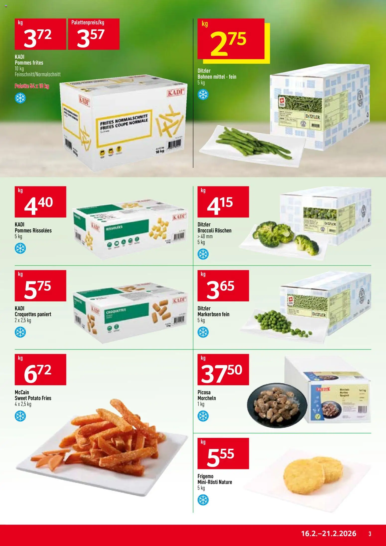Prodega Aktionen – gültig ab 16.02.2026 | Seite: 3 | Produkte: Pommes Frites