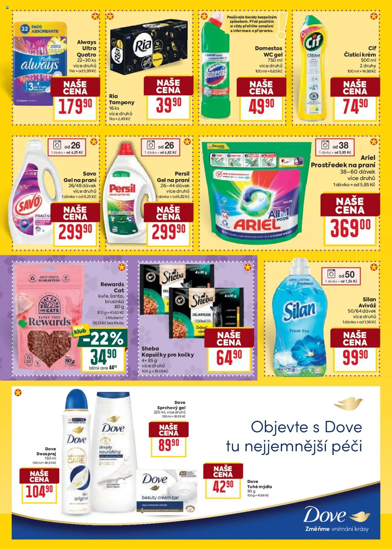 Billa Velký leták od 02.07.2025 | Strana: 25 | Produkty: Persil gel, Kapsičky pro kočky, Ariel, Sheba