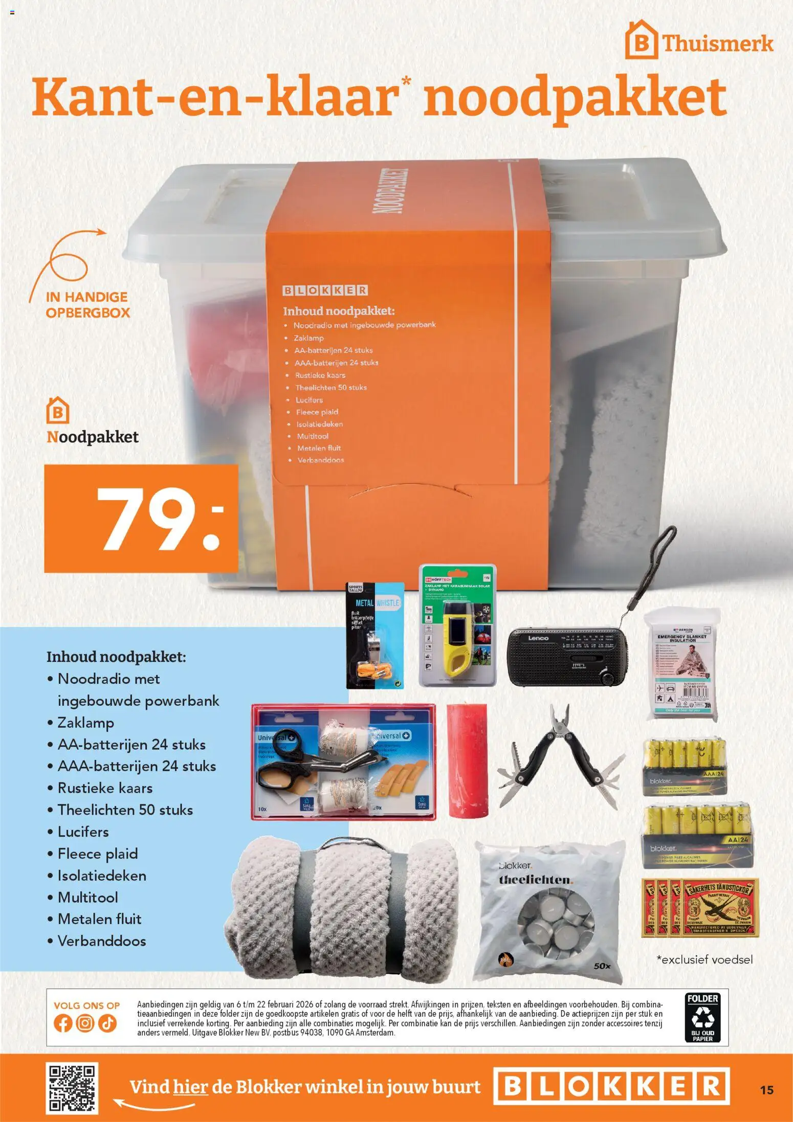 {H1} | Pagina: 15 | Producten: Kaars, Kan, Zaklamp