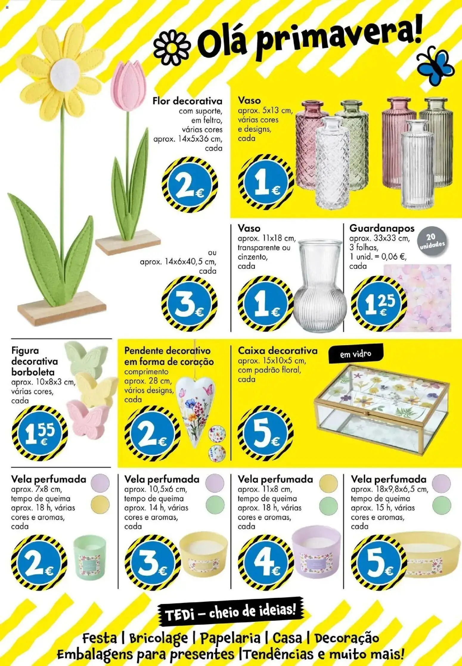 TEDi folheto │ válido de 06.03.2026 | Página: 25 | Produtos: Guardanapos, Caixa, Vaso